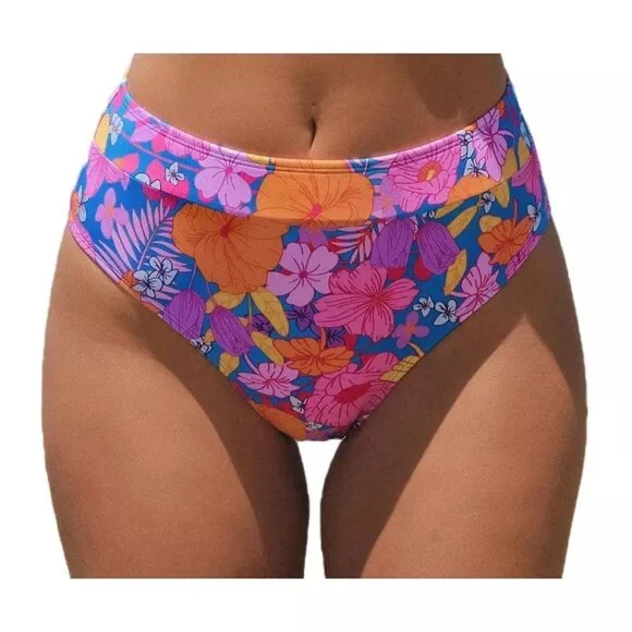 Cupshe Women's High-Waist Swim Bottoms - Size XS, NWOT - Picture 1 of 5